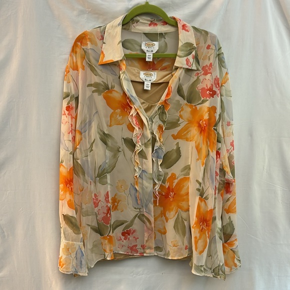 Talbots Tops - Talbert’s two silk blouses